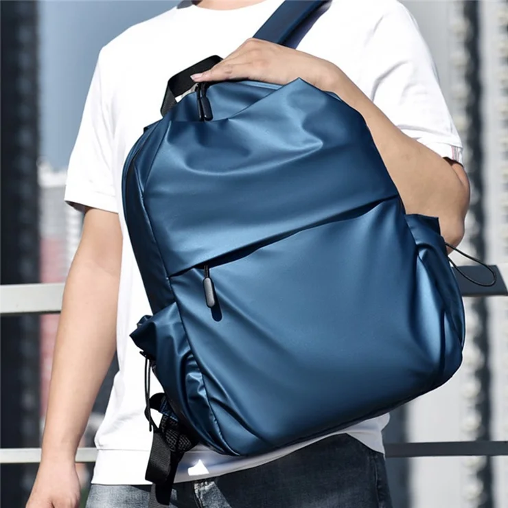 Waterproof Ultralight Men Backpack 14-inch Laptop Casual Daypack Rucksack for School College Travel Business - Blue