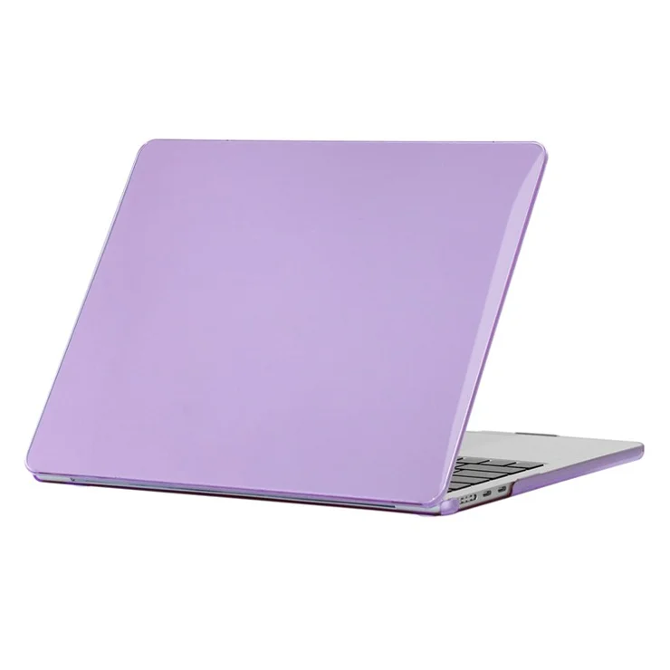 ENKAY HAT PRINCE Shockproof Case for Macbook Air 15 inch (2023) M2 A2941 / (2024) A3114 M3 Anti-Scratch Laptop Hard PC Case - Light Purple
