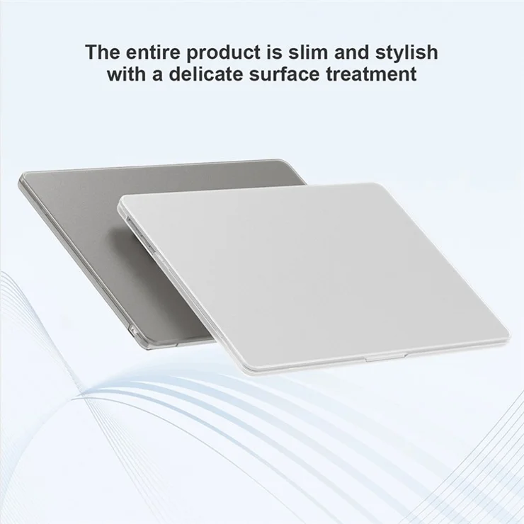 BENWIS MP-SMS For MacBook Pro 14 inch (2024) (2021) A2442 / (2023) A2779 Kickstand Case Slim Matte Laptop Hard Case - Transparent White