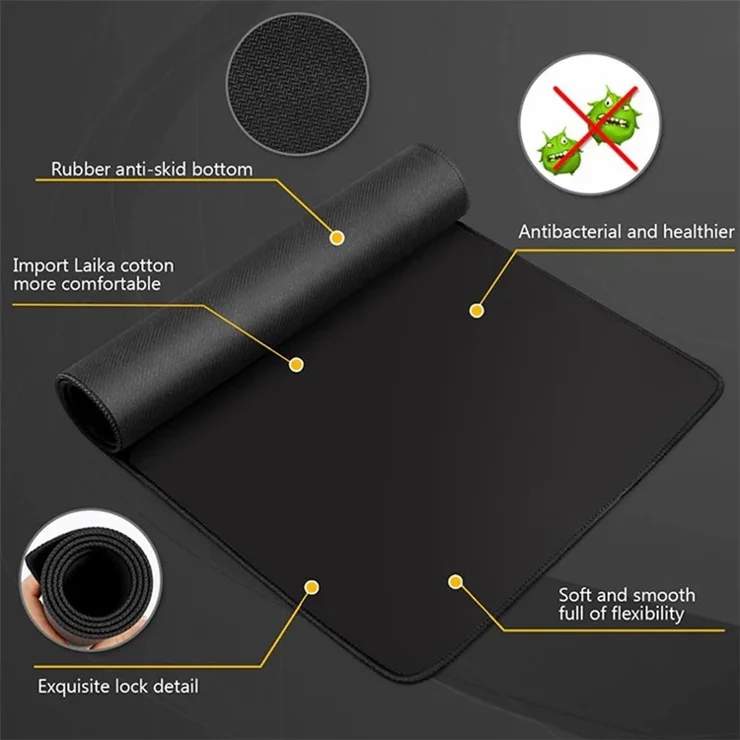 300 x 700 x 2mm Abstract Fluid Design Mouse Pad Non-Slip Rubber Mouse Mat - Style F