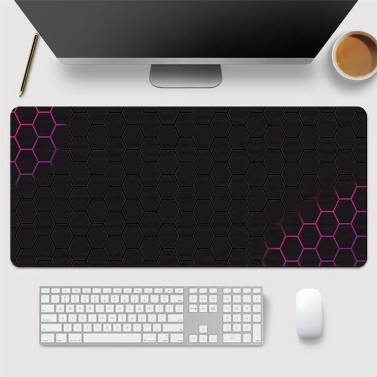 300x900x3mm Large Mouse Pad Honeycomb Pattern Computer Gaming Desktop Mat - Style 18