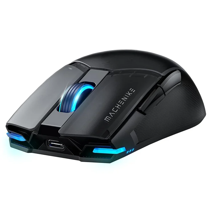 MACHENIKE M7 Pro Wired / 2.4G Wireless Mouse PAW3395 Sensor Gaming Working Computer Laptop Mice - Black