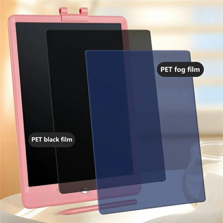 Z10 10-inch LCD Handwriting Board Color Drawing Writing Graffiti Memo Pad with Pen - Yellow