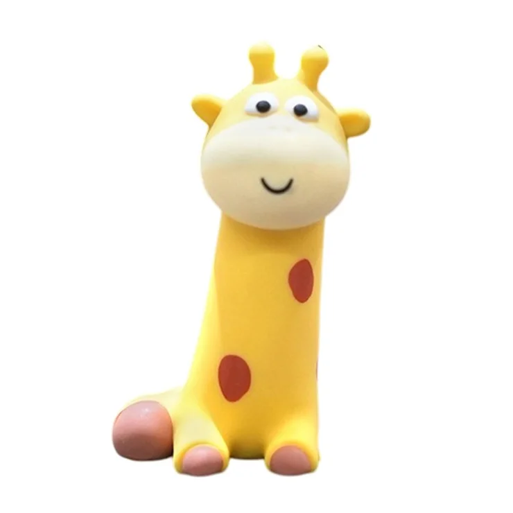 2803 Giraffe Design Mini Figurine Screen Decoration Car Dashboard Ornament Computer Monitor Figure - Style B
