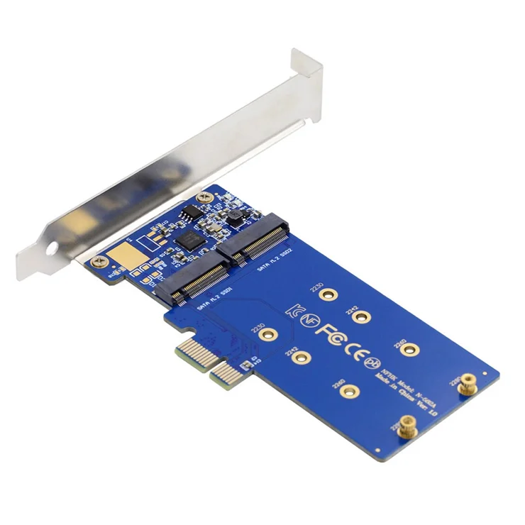 NGFF M.2 B Key To SATA III Adapter Card For SSD - New