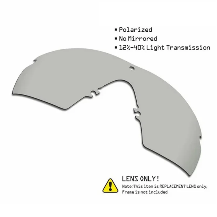 1Pair Replacement Lenses for Oakley Radar M Frame 2.0 Sunglasses (Includes Cleaning Cloth) - Transparent