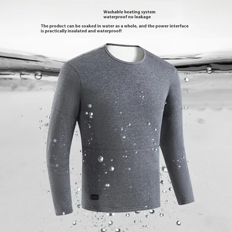 Heated Shirt Buy Men USB Electric Fleece Heating Thermal Underwear