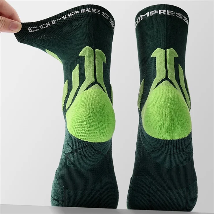 GOLOVEJOY Compressfit XWZ16 1 Pair Sports Cycling Socks Breathable Anti-Wear Socks - White / Size 35-39