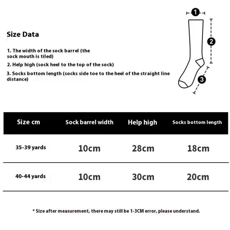 GOLOVEJOY DWZ13 Reflective High Tube Sports Socks Compression Socks for Men Women - Rose Pink / Size 35-39