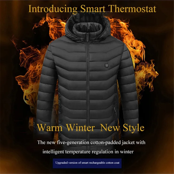 Winter Coat Snap On Heated Sweatshirt Heated Jacket Warm Winter