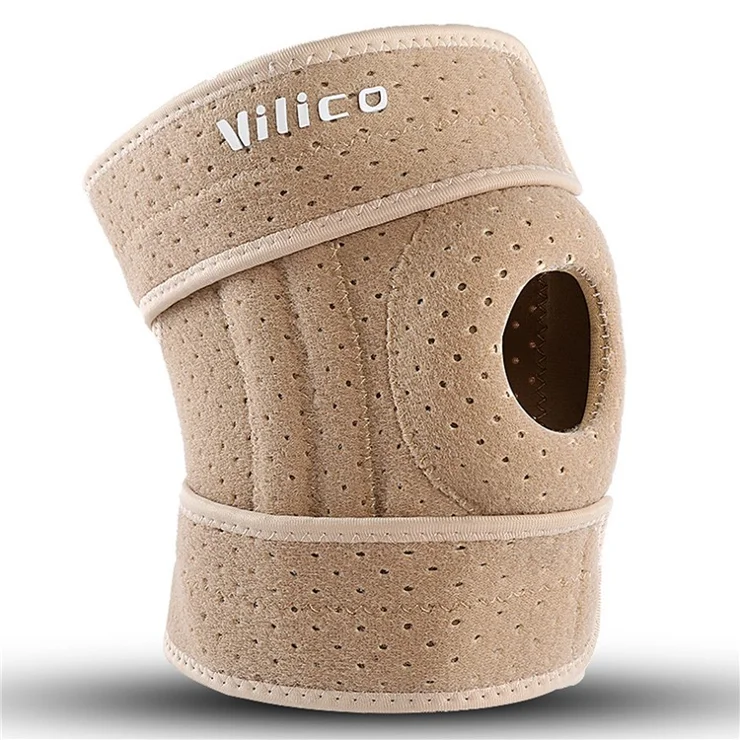 VILICO AB079 Summer Knee Brace Support Shock-Absorbed Sports Knee Compression Wrap - Skin Color