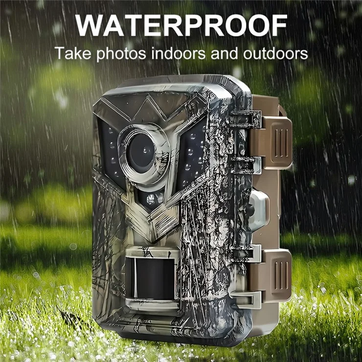 DL006 IP66 Waterproof 1080P HD Infrared Trail Cam Outdoor Night Vision Wildlife Monitoring Hunting Camera