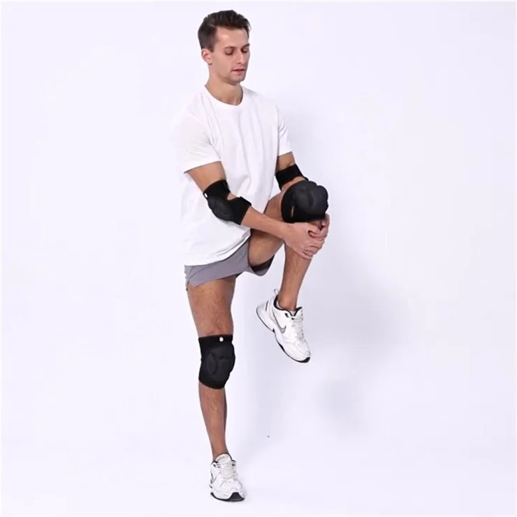 WOSWEIR EL0219 Turtle Shell Shaped Elbow Padded Protector Shock-Absorbed Sports Protective Gear - M