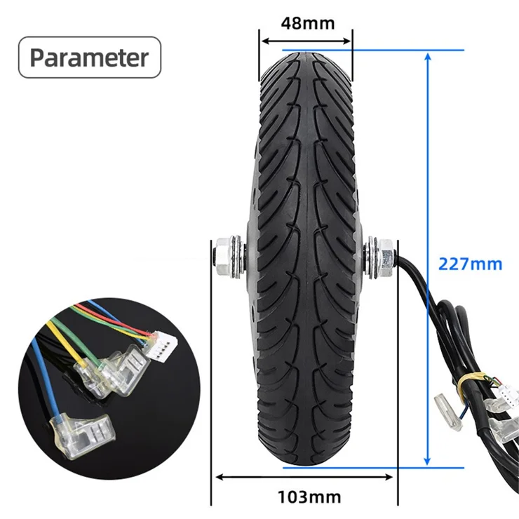 Ruote Xiaomi Pro 2 Pneumatico Pieno In Gomma Per Monopattino Elettrico - Misura 8.5x2 - Per Xiaomi M365 PRO, 1S, PRO 1, 2, Soflow Pneumatico Antiproforatura