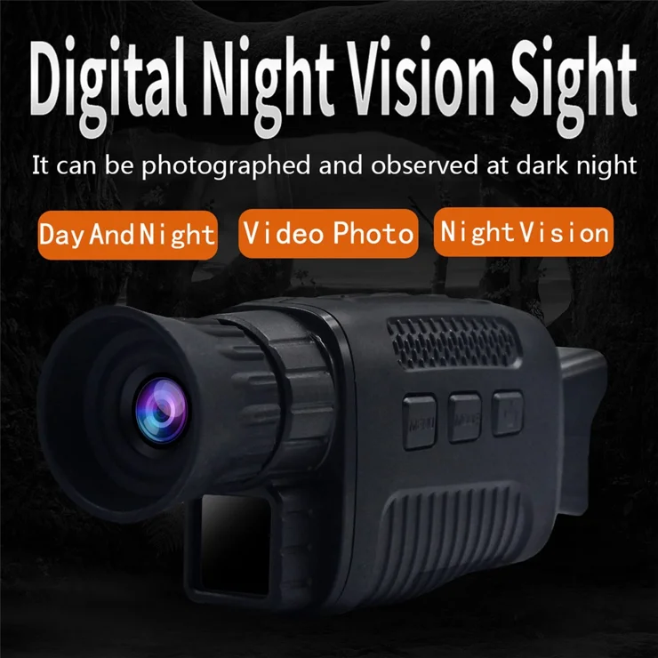 Night Vision Monocular 1080p With Infrared - 32GB Included, See In 100% Darkness, For Camping, Hunting, Surveillance