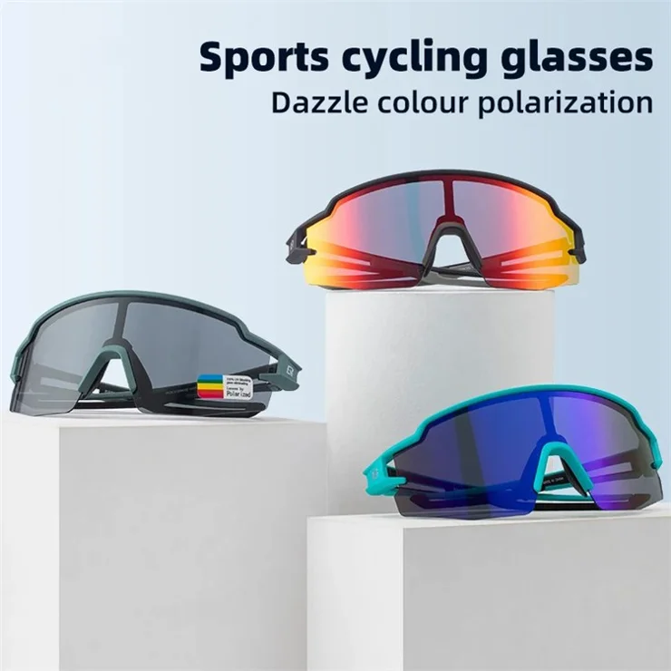 ROCKBROS SP204 Bicycle Glasses UV400 Cycling Glasses Bike Fishing Sunglasses - Turquoise