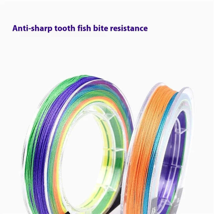 AISHANG 100m Fishing Line Abrasion Resistant 9-Braided PE String Cord Fishing Wire - 0.6