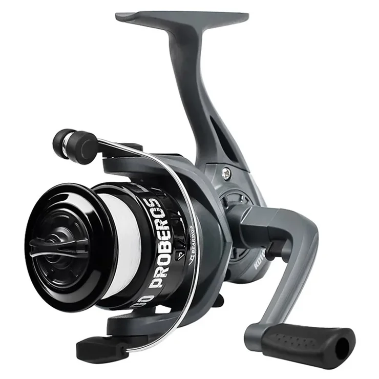 PROBEROS Fishing Reel 1BB 5.2:1 High Speed Spinning Reel with 50m Wire - KD1000