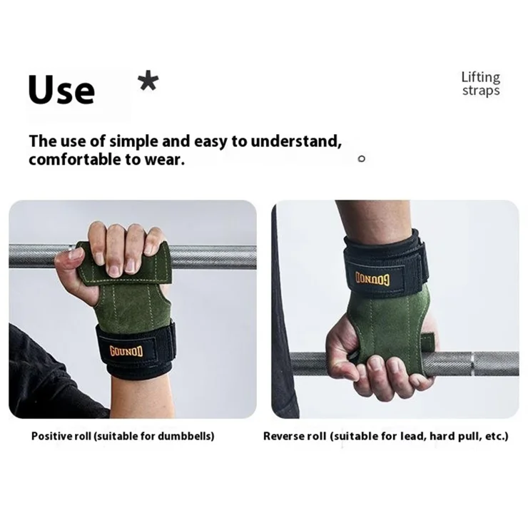 Weight Lifting Wrist Straps With Thumb Loops - Elasticated Cotton Gym Wrist Wrap