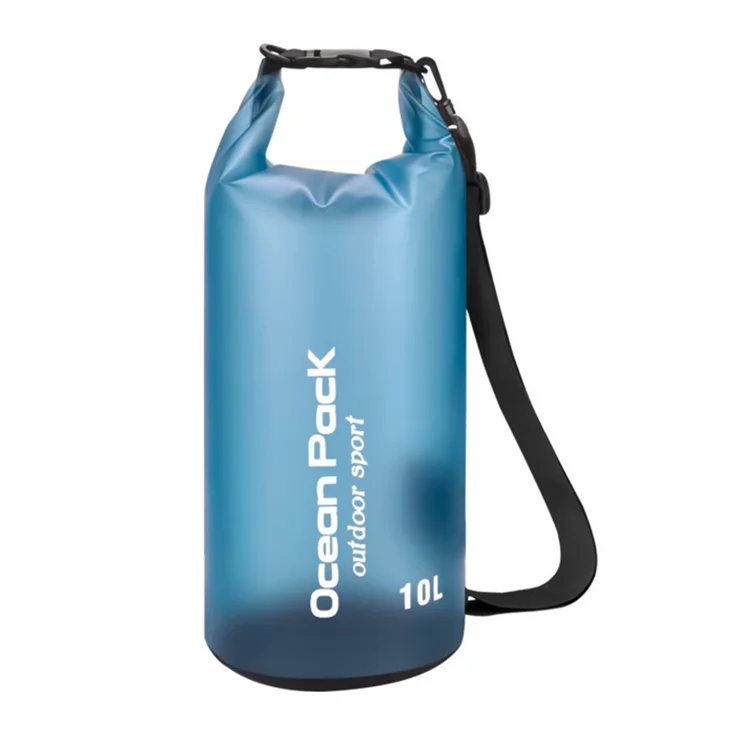 10L PVC Outdoor Dry Bag for Rafting Swimming Boating Roll Top