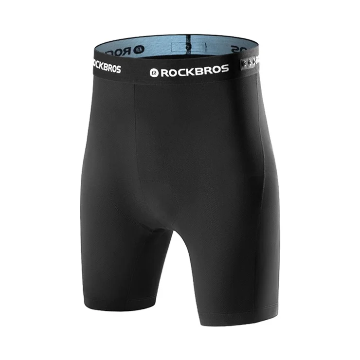 ROCKBROS YPK049 Men's Cycling Pants Convertible Zip Off Shorts Padded Protection Boxer Briefs - L