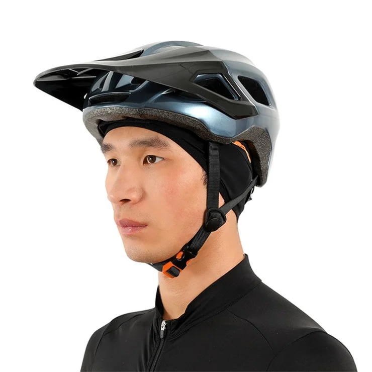 WEST BIKING Cycling Bicycle Cap Headwear Summer Ice Silk Breathable Sport Cap Helmet Lining Hat - Black