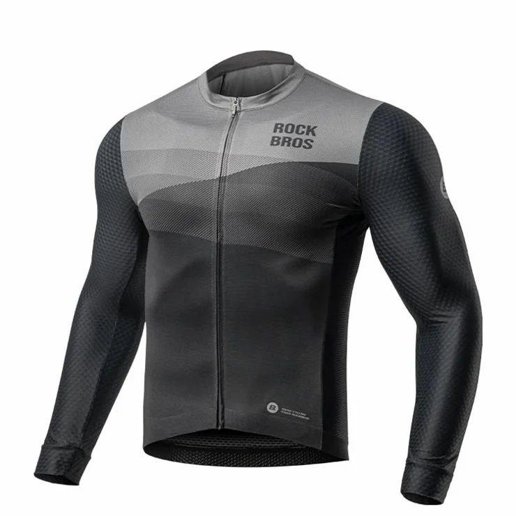 ROCKBROS rk2008 Spring Autumn Long Sleeve Top Windproof Cycling Jacket - 3XL