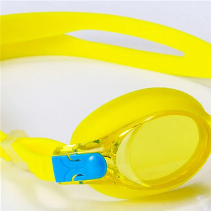 JIEJIA J2670 Kids HD Swimming Goggles Waterproof Glasses Children Anti-Fog Anti-UV Eyeglasses - Yellow