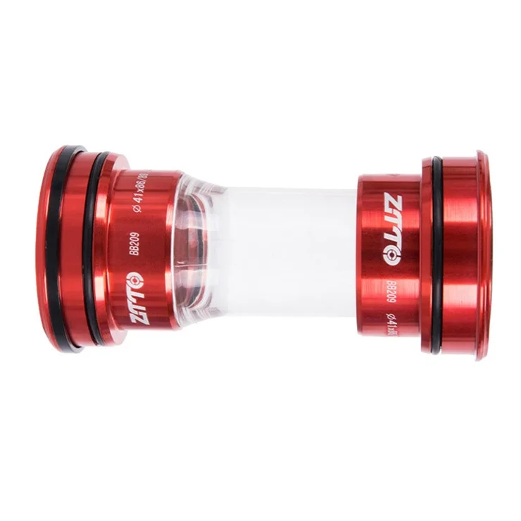ZTTO BB209TC MTB Bike Ceramic Bearing Dub Bottom Bracket Press-In Threaded BB - Red