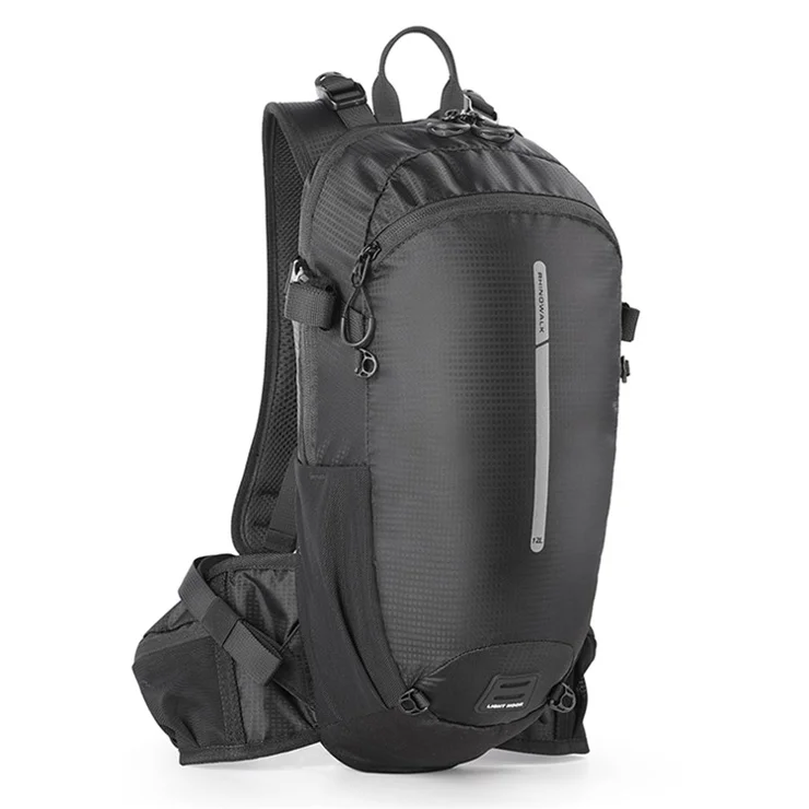 RHINOWALK RK8202 12L Hiking Backpack Breathable Travel Bag Camping Climbing Daypack - Black