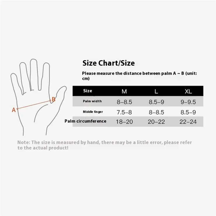 VILICO A0017 1 Pair Touch Screen Cycling Gloves Shock-Absorbed Sports Gloves for Summer - Red / XL