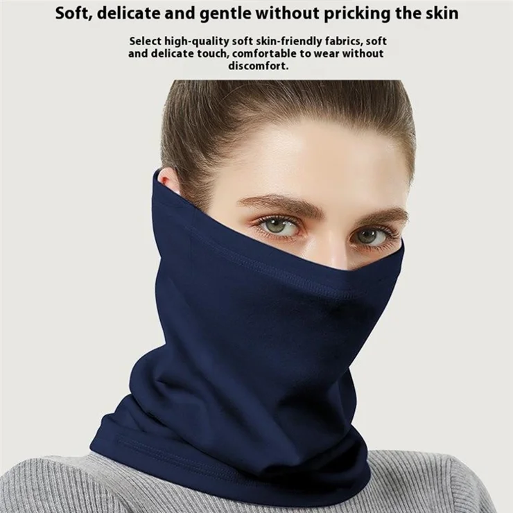 GOLOVEJOY DWJ44 Winter Outdoor Neck Gaiter Warm Velvet Motorcycle Cycling Hiking Face Mask - Pink