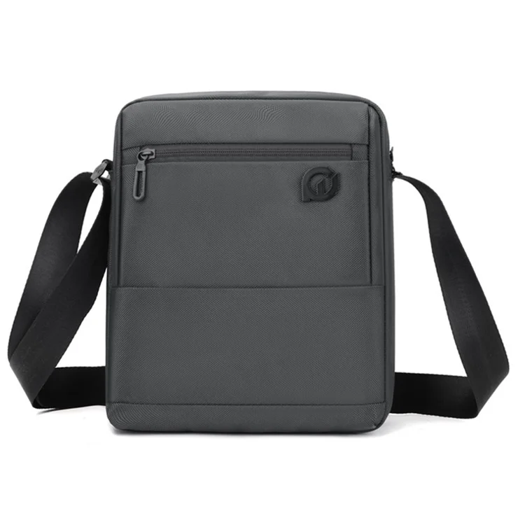 WEPOWER 2131 Crossbody Messenger Bag Nylon Waterproof Men Shoulder Bag, 23x8x28cm - Grey