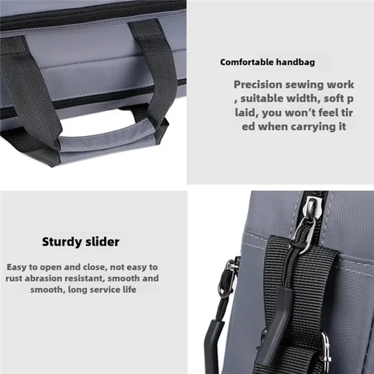 Men's Business Briefcase Casual Shoulder Bag Large Capacity Laptop Bag for Office / Travel - Green