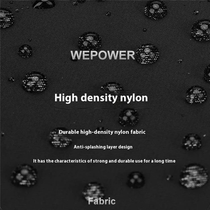 WEPOWER 870 Casual Travel Duffel Bag Lightweight Waterproof Nylon Crossbody Tote Bag - Dark Blue