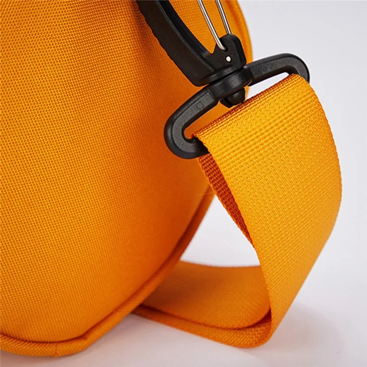Duffel Bag Nylon Oxford Cloth Waterproof Cross-body Shoulder Cylinder Bag Large Capacity Handbag, Size: L - Pink