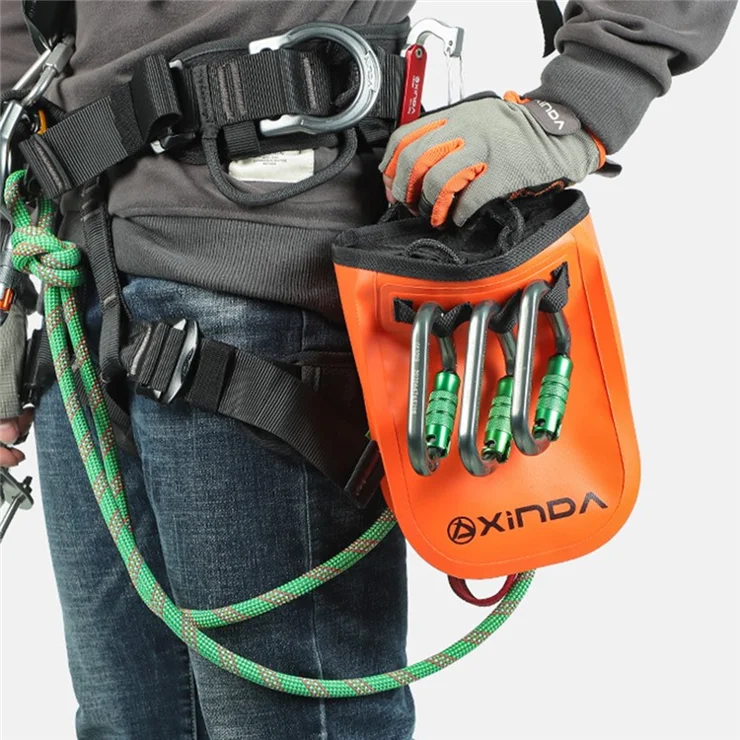 XINDA XD-BAG29 Aerial Work Waist Pack Tool Storage Bag Rock Climbing Equipment Organizer Pouch - Green