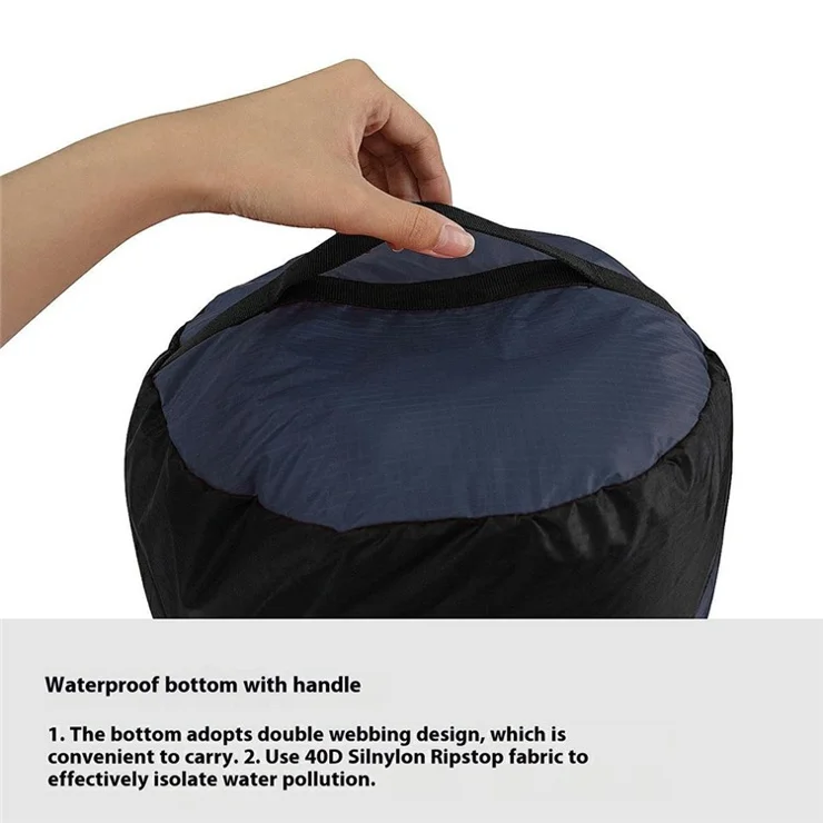 9-18L Camping Backpacking Waterproof Nylon Compression Stuff Sack for Sleeping Bag, Size M - Red