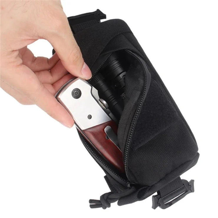 KOSIBATE H244 Shoulder Strap Tactical Pouch Military Tool Bag Outdoor Accessory Bag Phone Pack for Hunting Camping Hiking - Green