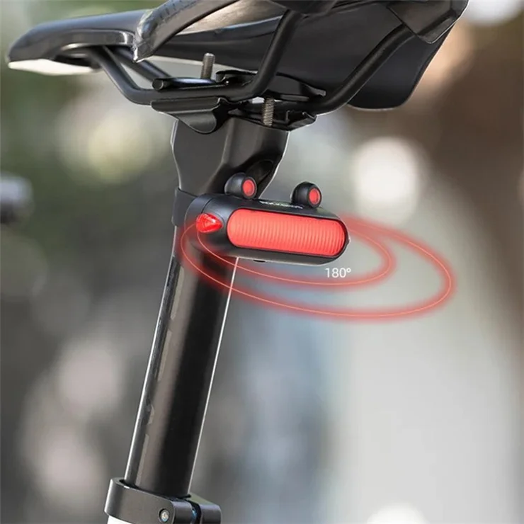 ROCKBROS RFL02 LED Bike Tail Light Frog Bicycle Rear Cycling Safety Flashlight Brake Light - Green