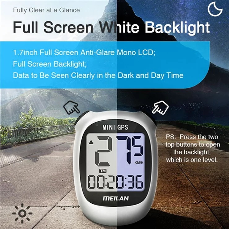 Wholesale MEILAN M3 Mini GPS Bicycle Computer Cycling