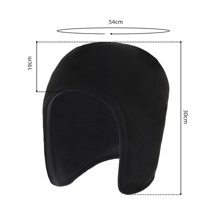 Winter Thermal Cap Cycling Running Beanie Full Ear Cover Hat Warm Outdoor Hat - Wine Red