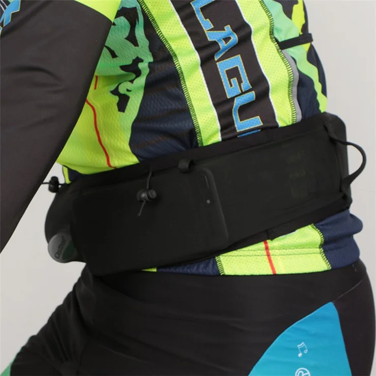 Sports Waist Bag Elastic Large Mesh Cell Phone Water Bottle Pouch for Running Cycling Climbing, Size: XL - Colorful