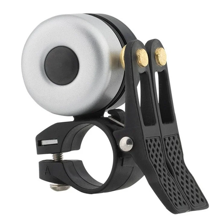 ROCKBROS 2019-1BB Copper Alloy Bike Bell Mountain Road Bicycle Loud Sound Metal Horn - Silver