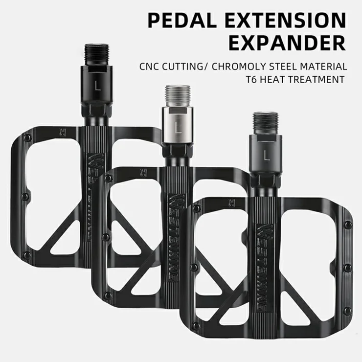 WEST BIKING YP0719467 Pair For Mountain Road Bike Pedal
