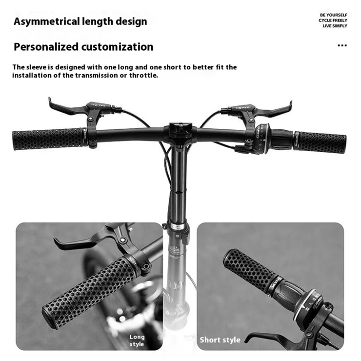 WEST BIKING YP0804092 Pair Mountain Bike Long Short Grips