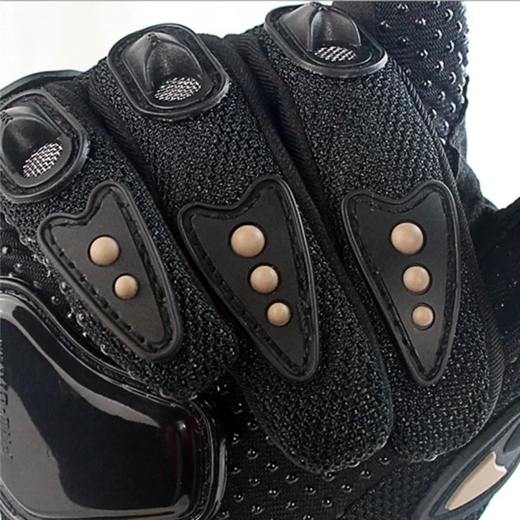 RIDING TRIBE MCS-01C 1 Pair Waterproof Warm Motorcycle Riding Gloves Outdoor Motocross Full Finger Protection Gloves - Black/XL