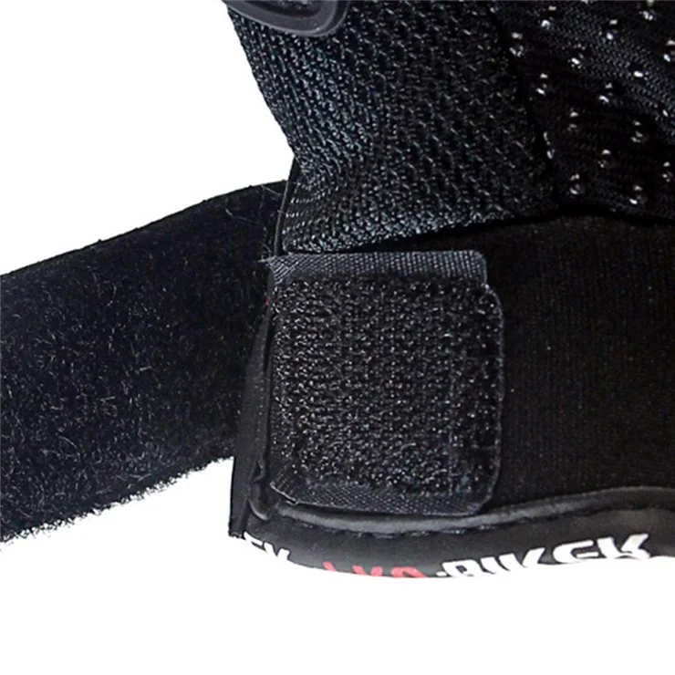 RIDING TRIBE MCS-01C 1 Pair Waterproof Warm Motorcycle Riding Gloves Outdoor Motocross Full Finger Protection Gloves - Black/XL