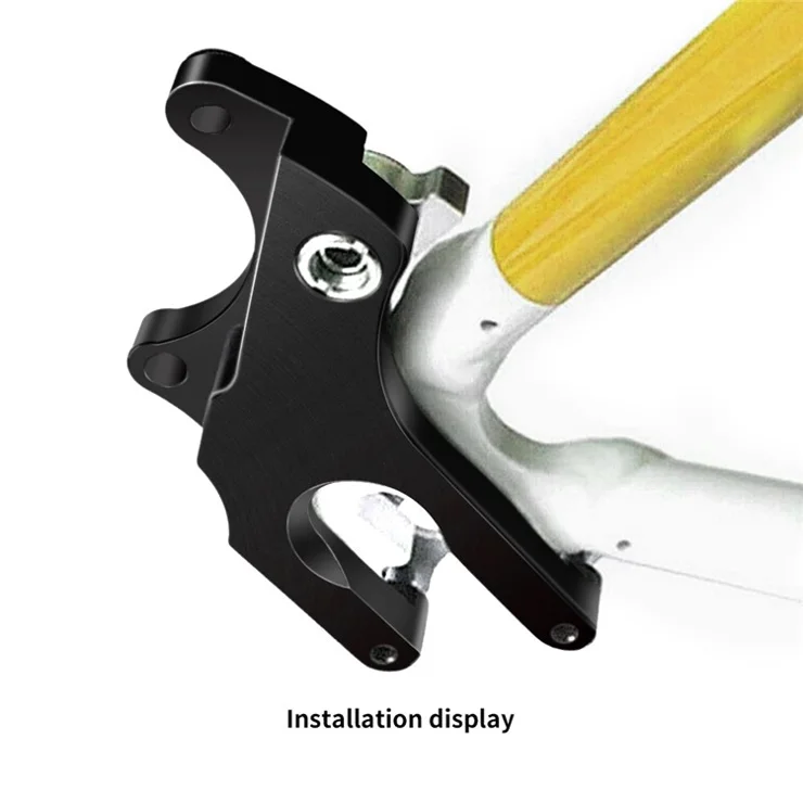 MIXIM Aluminum Alloy Mountain Road Bike Disc Brake Adapter No Disc Brake Fixed Seat Converter - Gold