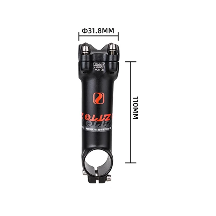 ZTTO ZT-BL01 ±7 Degrees Aluminum Alloy Mountain Bicycle Stem Riser Bike Handlebar Stem - 110mm
